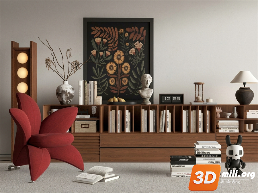 Bookcase Skp Files